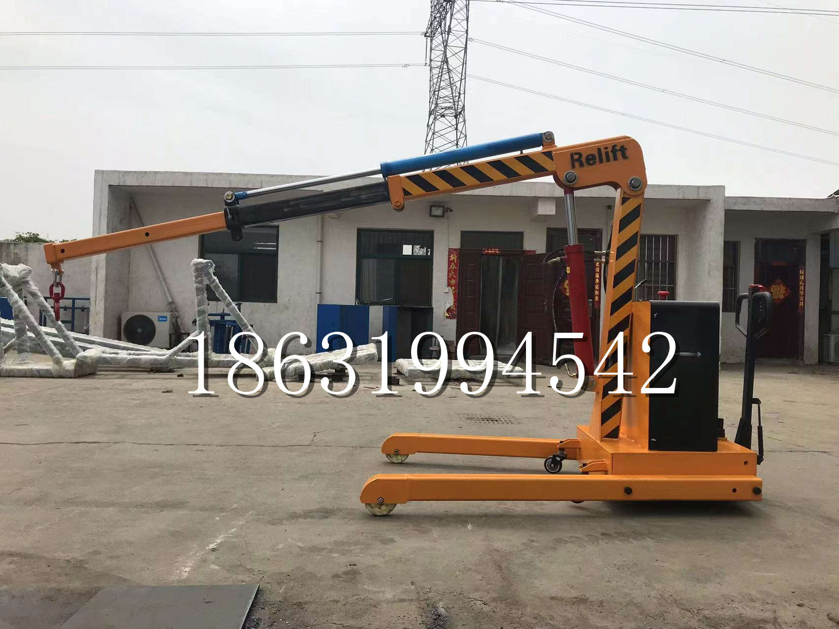 朴子市久征定做3吨三轮随车吊 农用园林绿化移树吊 平板工程用小吊机